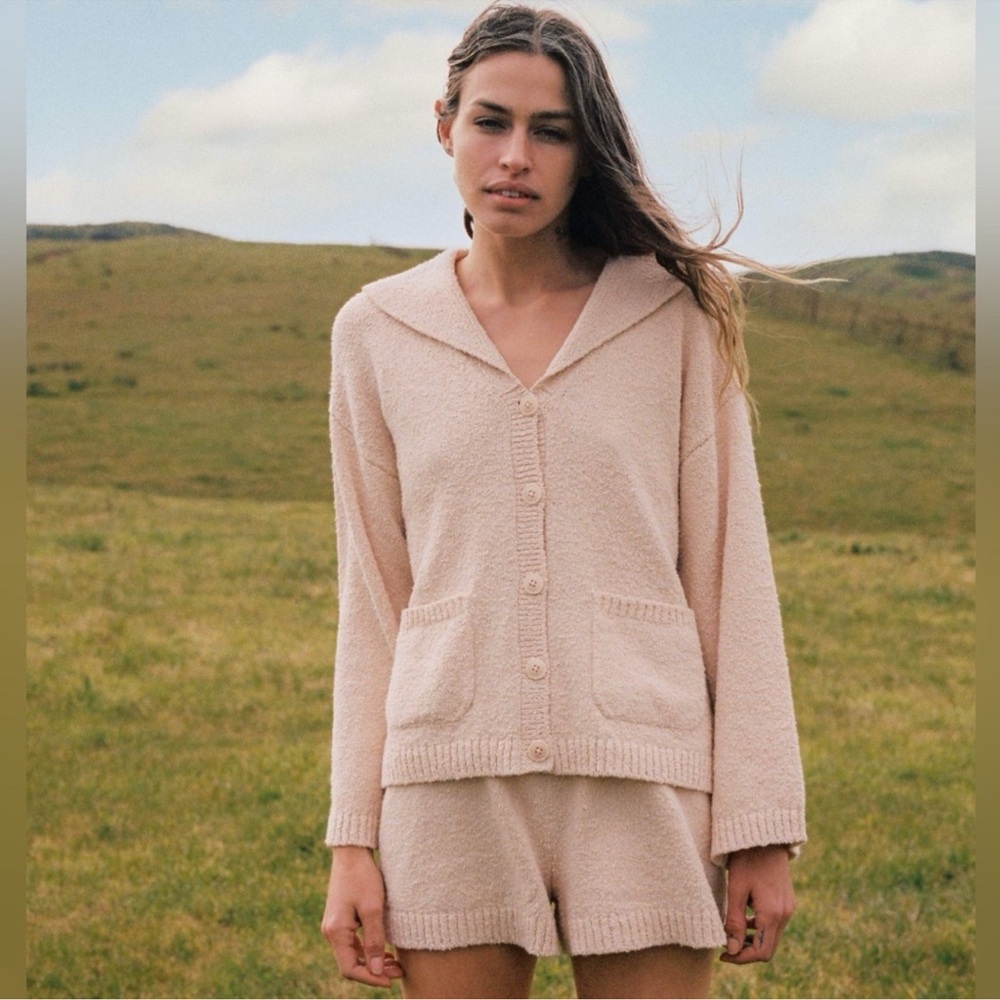 Christy Dawn Aura Cardigan in linen boucle